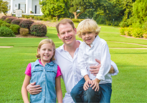 Orthodontist, Dr. Matt Culberson with his son and daughter