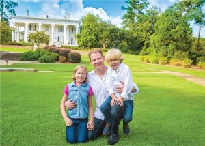 Orthodontist, Dr. Matt Culberson with his son and daughter
